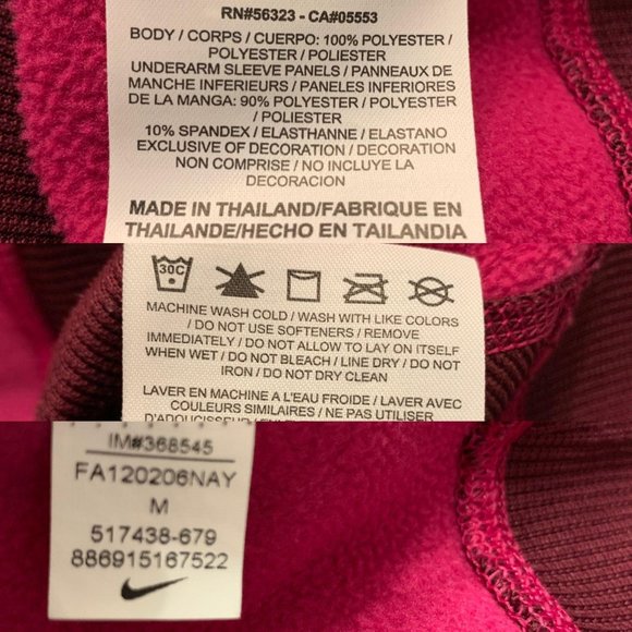 Nike Therma Fit Fleece Hoodie Neon Swoosh Medium - Picture 9 of 12